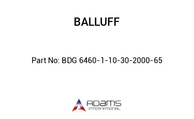 BDG 6460-1-10-30-2000-65									