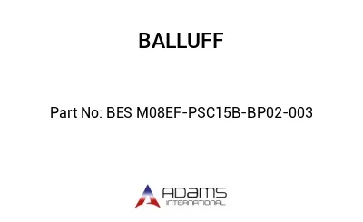 BES M08EF-PSC15B-BP02-003