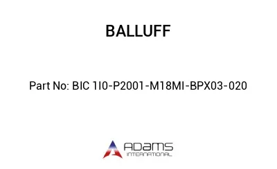 BIC 1I0-P2001-M18MI-BPX03-020									