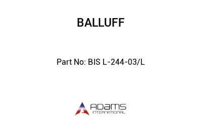 BIS L-244-03/L									