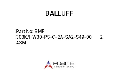 BMF 303K/HW30-PS-C-2A-SA2-S49-00	2 ASM								