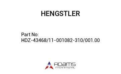 HDZ- 43468/11-001082-310/001.00