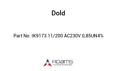 IK9173.11/200 AC230V 0,85UN4%